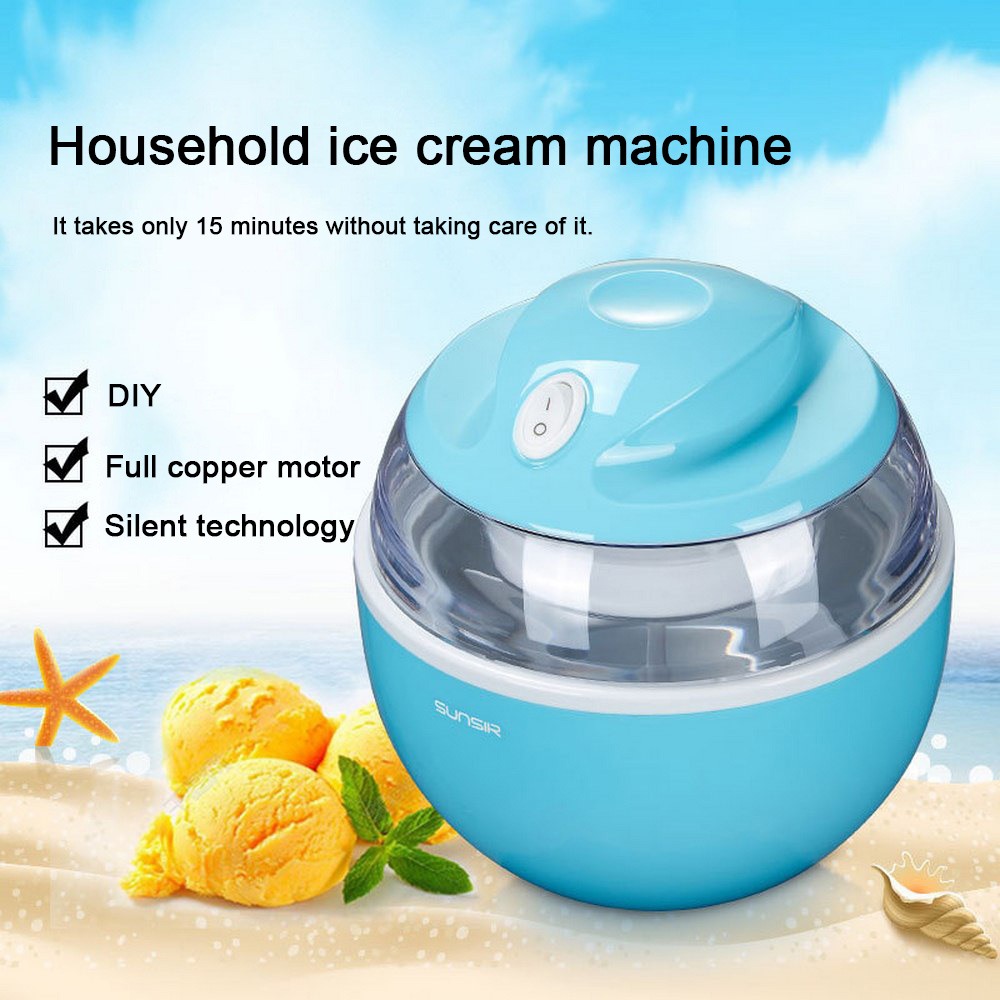 4 Colors 220V Ice Cream Machine Convenient and Efficient Can Be Easily Made At Home DIY Ice Cream Home Portable Ice Machine