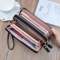 Long Women's Wallet Female Purses Tassel Coin Purse Card Holder Wallets Female Pu Leather Clutch Money Bag Pu Leather Wallet