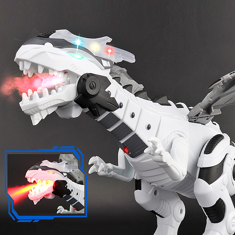 Electric Dinosaurs Toy For Kids large Walking Spray Dinosaur Robot With Light Sound Mechanical Pterosaurs Dinosaur Toys