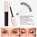 Magnetic Eyelashes 3D Mink Eyelashes Magnetic Eyeliner Magnetic Lashes Short False Lashes Lasting Handmade Eyelash Makeup Tool