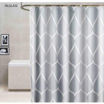 Bath Curtain Waterproof Thicken Shower Curtains Polyester Simplicity Bath Screen Printed Curtain Toilet Bathroom Home Decor