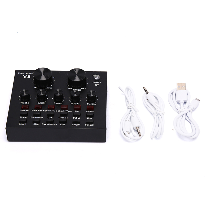 Sound Card with 112 kinds of electric sound,18 kinds of sound effects,6 kinds of effect modes