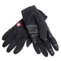 Black Ski gloves warm skiing and riding gloves Motorcycle gloves outdoor Wind and Waterproof cotton gloves