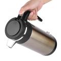 12V/24V Electric Kettle Stainless Steel Electric In car Kettle Travel Thermoses Heating Water Bottle Coffee Tea Heated Mug Tool