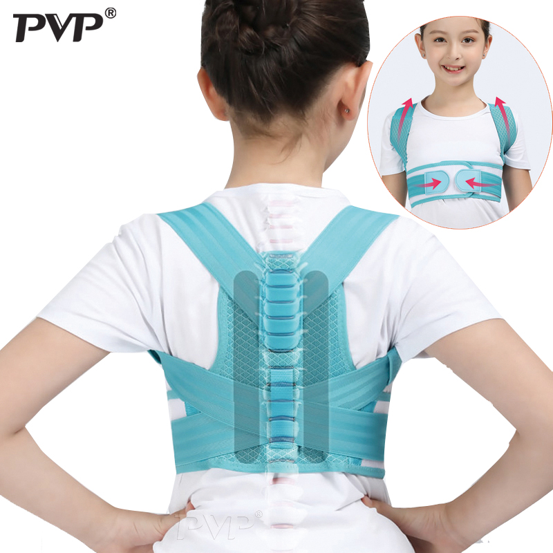 1pcs Adjustable Children Posture Corrector Back Support Belt Kids Orthopedic Corset For Kids Spine Back Lumbar Shoulder Braces
