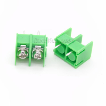 10Pcs KF7.62-2P Pitch 7.62mm Connector Pcb Screw Terminal Block Connector 2Pin