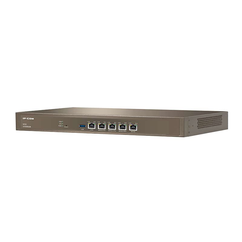 IPCOM M50 10/100/1000M 5 Port Gigabyte Router for Enterprise Grade AP Management Support VPN Maximum 200 Clients