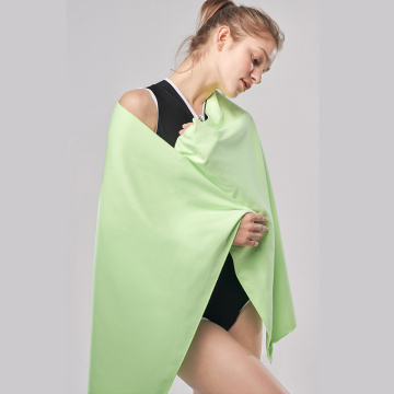 Sports towel Beach towel with Net Microfiber Fabric Mesh Bag Quick-drying Travel Blanket Swimming Camping Yoga Mat 76*152cm