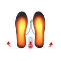 Carbon Fiber Insoles Electric Heated Shoe Cuttable Insole Socks Feet Heater USB Charge Winter Pads For Foot Size 35~44 1 Pair