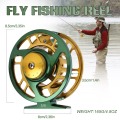 Sougayilang 5/6 Fly Fishing Reel Coil Die Casting Aluminium Waterproof Cut Fly Reels Wheel Fishing Tackle Max Drag 9.5kg Pesca