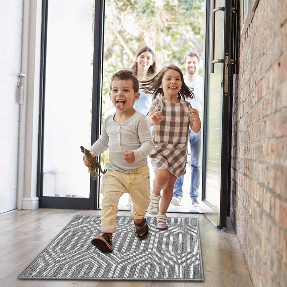 Floor Mat Anti-slip Water-absorbing Polypropylene Fiber Doormat Absorbent Front Back Door Carpet Pad For Home Floor Pad