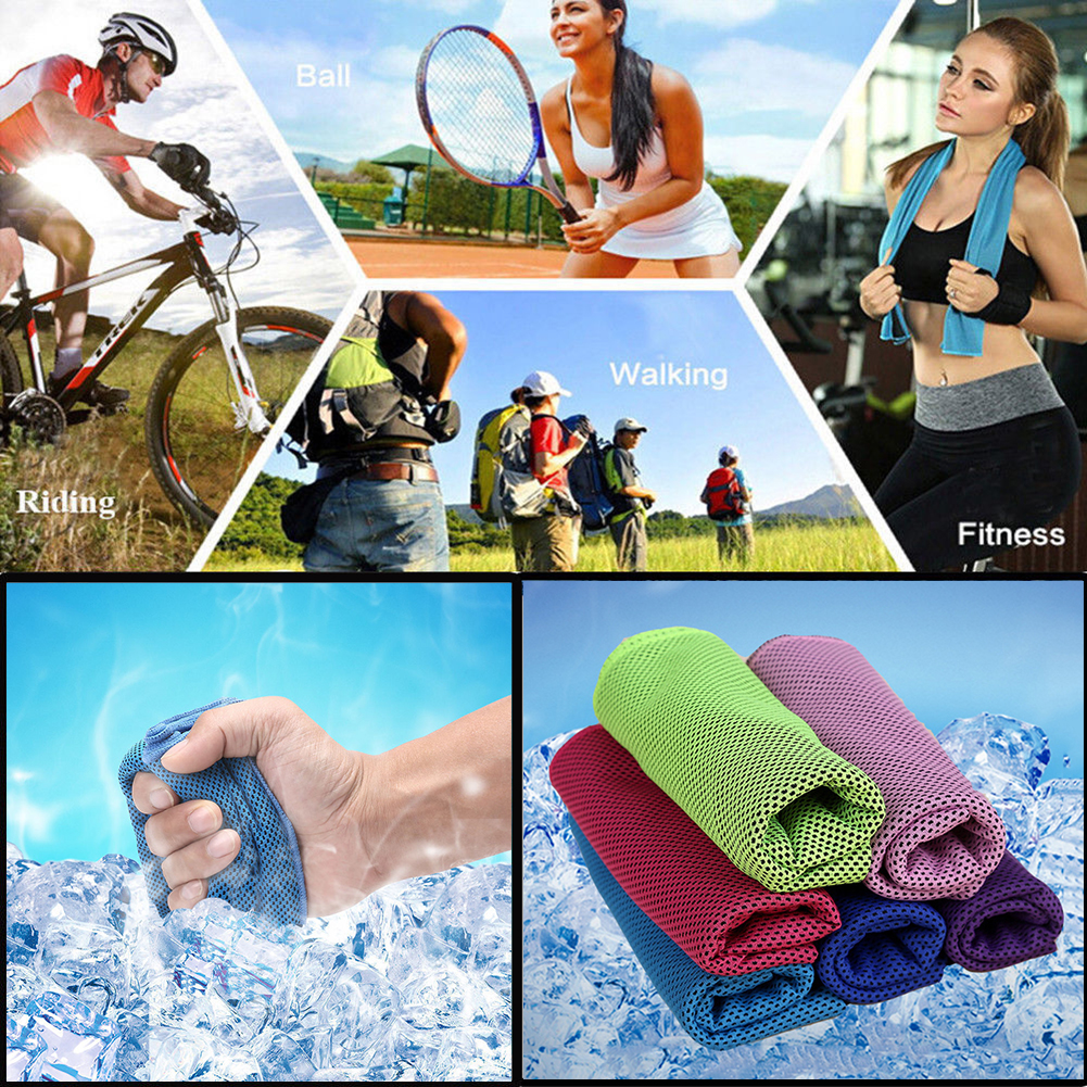 New Sport Cooling Towel With Towel Bottle Utility Enduring Instant Ice Towel Heat Relief Reusable Cool and Cold towel