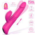 PHANXY G Spot Dildo Rabbit Vibrator For Women Rotating Dual Vibration Silicone Female Heating Clit Massager Sex Toys For Women