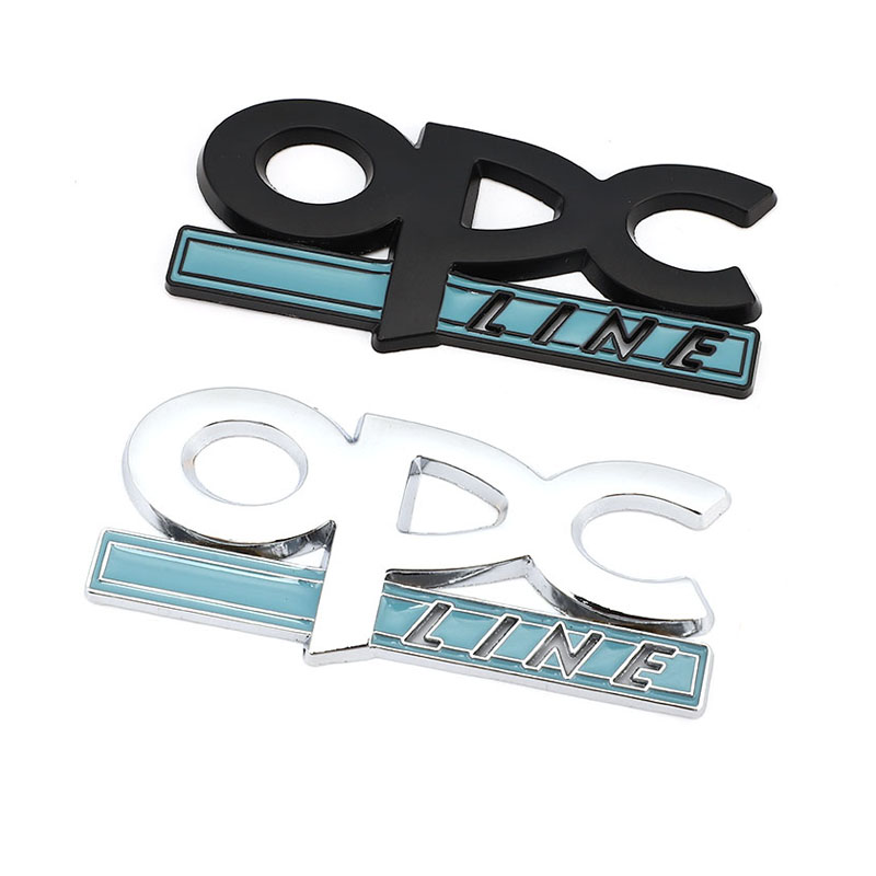 Car Stickers Emblem Fender Tail Badge Decals for Opel OPC Line Astra h g j k f Mokka Regal Zafira a b Corsa c d Insignia Vectra