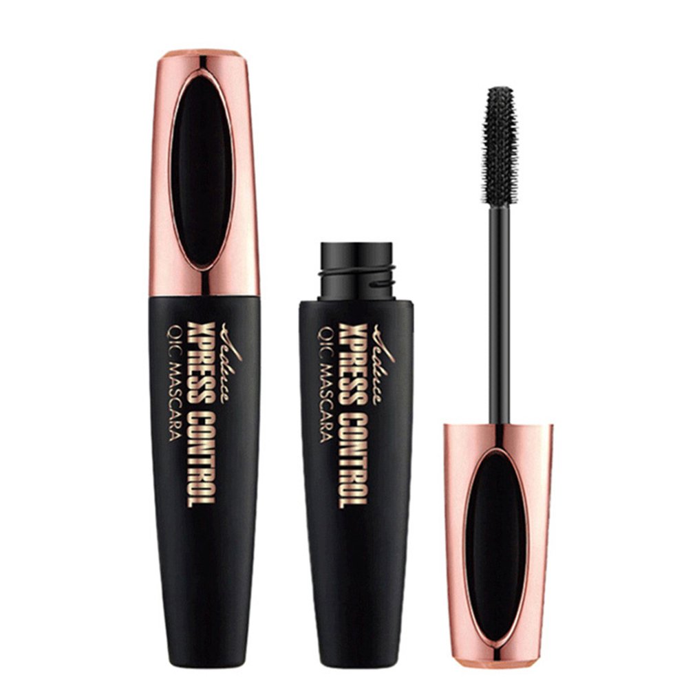 Membrane Plumping Mascara Waterproof Natural Thick And Long Curling Mascara Silicone Brush Head 4D Mascara