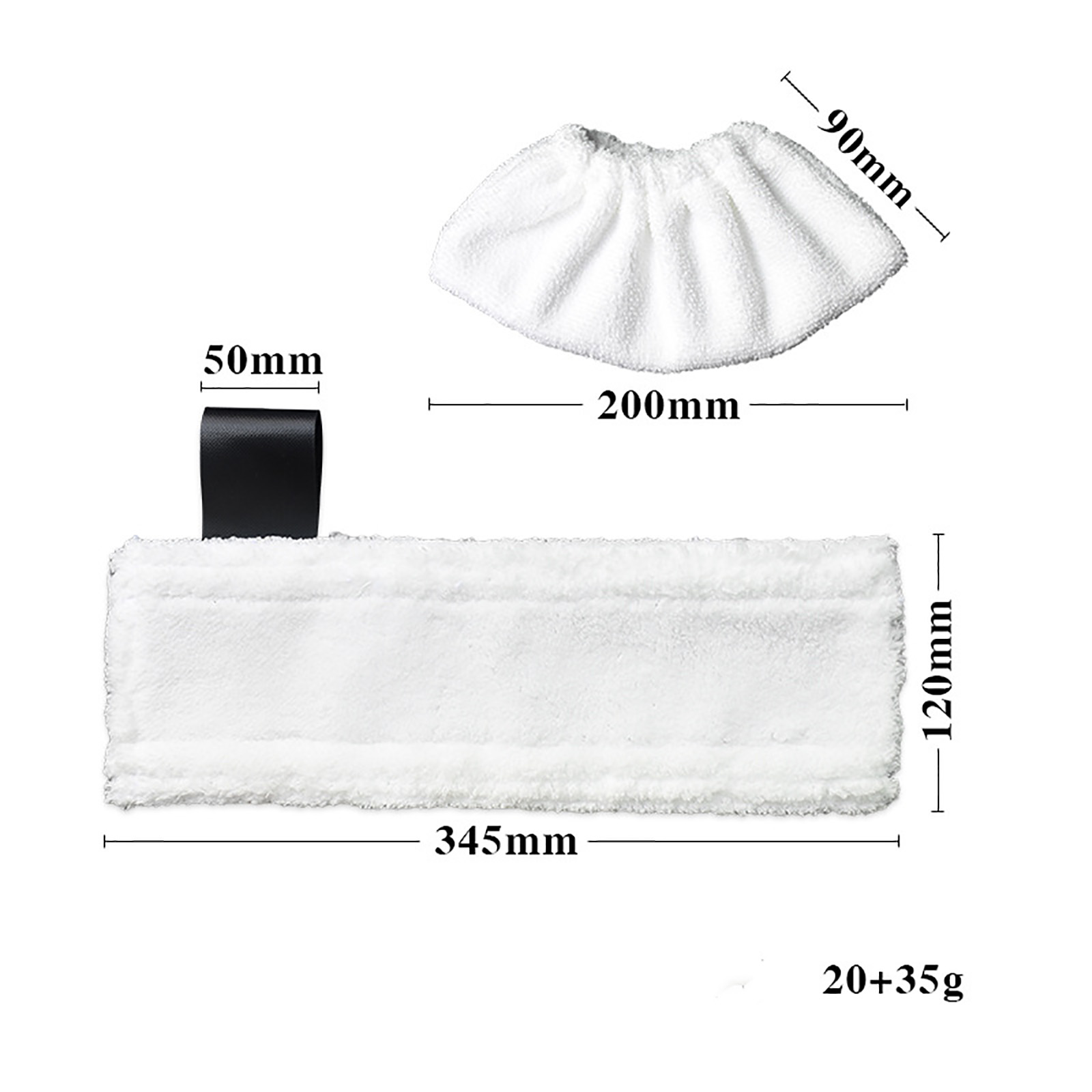 Replacement Steam Mop Cloth Cover Cleaning Pads Household Cloth Cover for Karcher SC2 SC3 SC4 SC5 Steam Mop Cleaner Parts