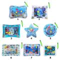 Inflatable Infants Tummy Time Activity Mat Baby Play Water Mat Toys for Kids Mat Summer Swimming Beach Pool Gyms Mat with Pump