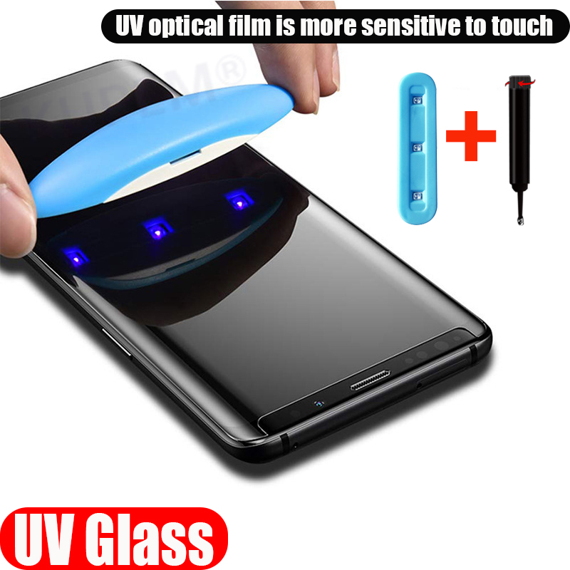 UV Tempered Glass For Samsung Galaxy S10 Plus Glass S9 S8 Screen Protector S20 Ultra S10e S 9 8 10 e Note 9 10 s10 lite Protect