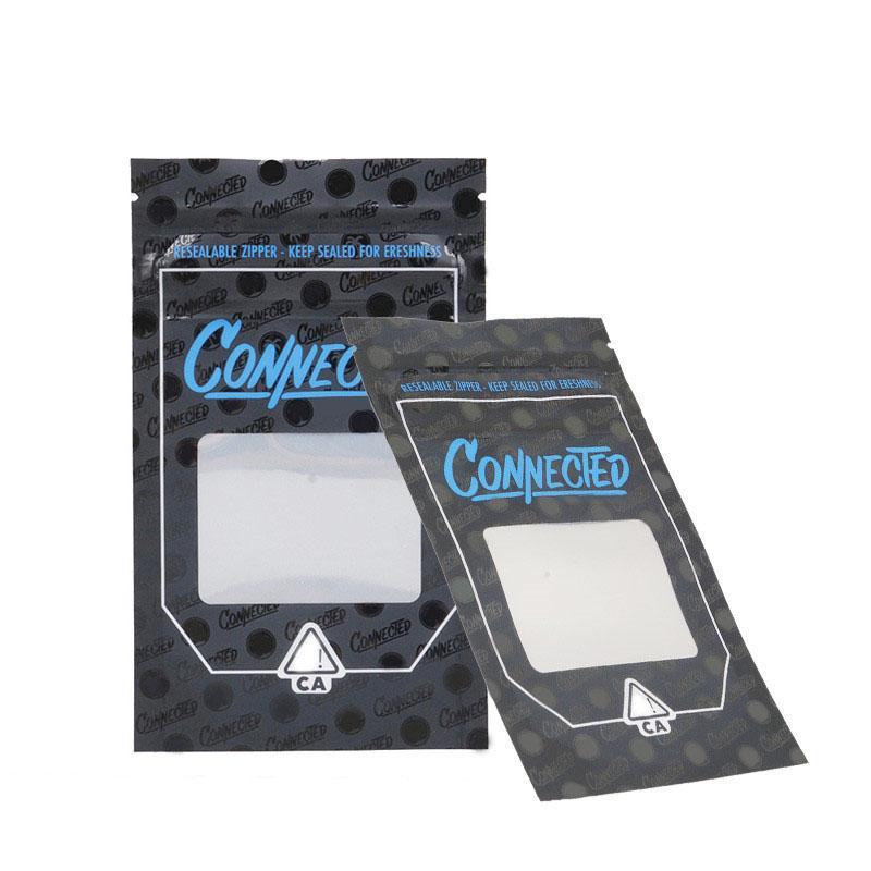 Connected Carts Package Smell Proof Bags Only Packaging Bag Pack For Vape Zipper Stand Up Es Dry Herb Vaporizer