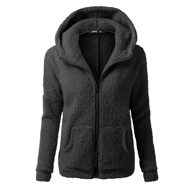 New Autumn winter warm jacket hoodie 2020 S-4XL casual women's sport coat solid soft fleece women's coat