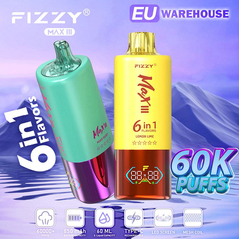 Wholesale FIZZY MAX III 60000 Disposable Vape Pen
