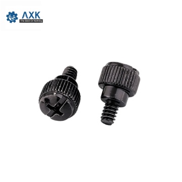 10Pcs 6#-32*6 Thread Teeth Computer PC Case Cooling Fan Toolless Adjustment Screw Thumbscrews Thumb Screw M3.5