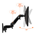 NB 17"-27" Lcd Monitor Stand Mount Aluminum Gas Spring Full Motion Tv Mount Bracket Dual Arm Computer Monitor Holder TV Stand