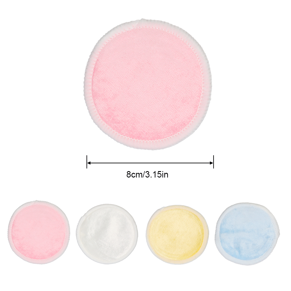 20Pcs/lot Reusable Cotton Pads Make up Facial Remover Double layer Wipe Pads Nail Art Cleaning Pads Washable with Laundry Bag