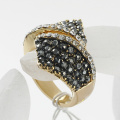 New Arrival Gorgeous Rhinestone Rings 100% Excellent Quality gold plated jewelry