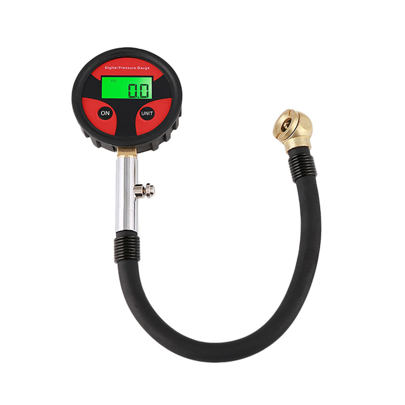 Pressure Gauge 0-200PSI Tire Pressure Monitoring System LCD Digital Tire Gauge Monometer For Universal Cars Tire Pressure Meter