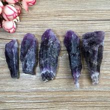 100g Amethyst Point Crystal Stone Repair Crystal Healing Decoration Hexagonal Stones Point Treatment Home Reiki Stone Miner V9F8