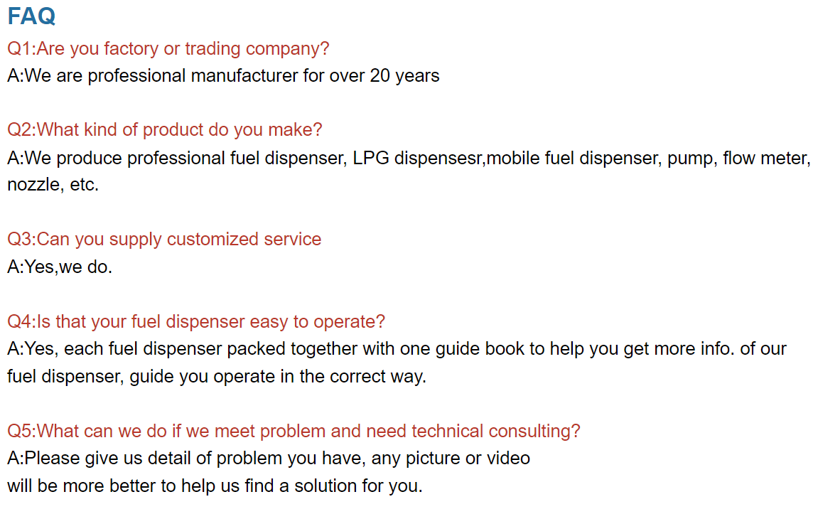 FAQ