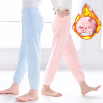 Girls Winter Pants Loungewear Ballet Trousers Kids Thicken Coral Fleece Leggings Warm Household Pyjamas New arrivel