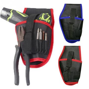 Portable Cordless Drill Holder Drill Cordless Screwdriver Waist Power Tool Bag 15*26cm