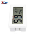 White Mini LCD Digital Thermometer Hygrometer Temperature Indoor Convenient Temperature Sensor Humidity Meter Gauge Instruments