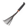 1Pc Portable Mini 9 teeth Steel Rake For Home Garden Transplanting Tool Solid Tempered Steel wholesale