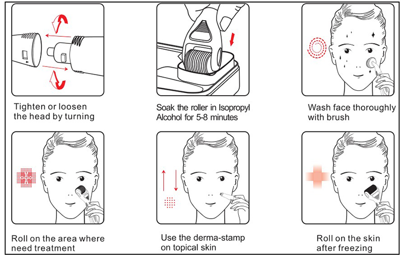 5 in 1 derma roller