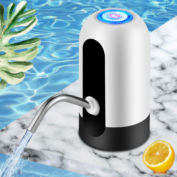 Portable Electirc Water Bottle Pump Water Dispenser For 3/4/5 Gallon Automatic Drinking Water Pump Big LED Button USB Charging