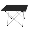 Portable Outdoor BBQ Camping Picnic Aluminum Alloy Folding Table Lightweight Light Color Stocked 5 Colors Mini Rectangle Table