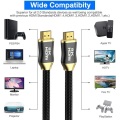 HDMI-compatible Cable 1M 3M 5M 10M HDMI2.1 Cable 48Gbps for mi box Samsung TV PS4 Splitter Switch Audio Video Cable 8K HDMI2.0