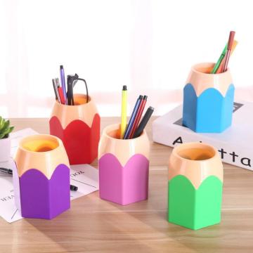 NEW Creative Pen Vase Pencil Pot Make Up Brush Pen Holder Pot Office Stationery Storage Organizer School Supplies