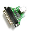 cp2102 USB rs232 Adapter plug B to db25 pcba Converter Module for bar code printer