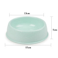 1pc/3pcs Pet Bowl Wheat Straw Pet Food Bowl Pet Feeding Bowl For Cats Dogs Water Food Feeder Pet Feeding Supplies Easy To Clean