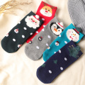 5pcs/lot Kids Socks Children Terry Snowflake Elk Santa Claus Christmas Bear Gift Christmas Cotton Winter Baby Girls Boys Socks