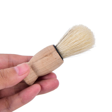 1Pc Professional Wood Handle Badger Hair Beard Shaving Brush For Best Mustache Barber Tool Facial For Salon Men Father Gift