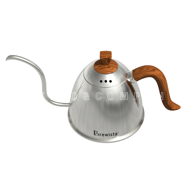 Brewista Coffee Drip Kettles Stovetop Gooseneck Kettle Stainless Steel Coffee Pots Easy Grip Handle 700ml