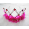 Girls Red Feather PP Tiaras