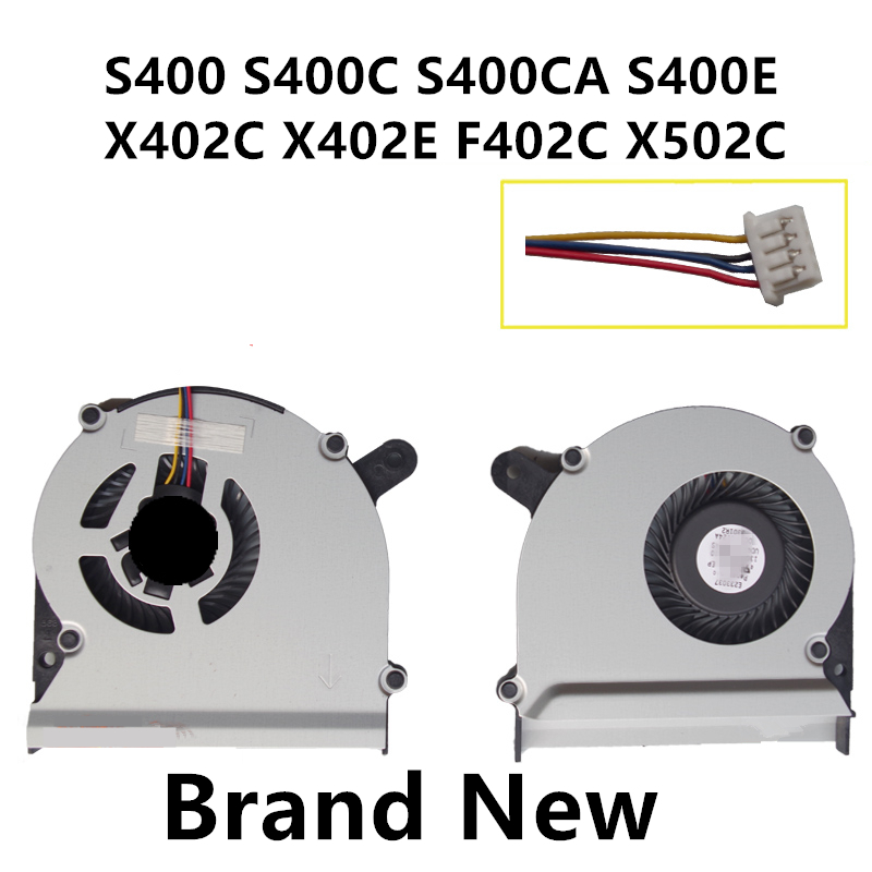 New Laptop CPU Cooling Fan For ASUS S400 S400C S400CA S400E X402C X402E F402C X502C Notebook Cooler Radiator