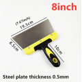 1 Pcs 6/8/10/12 Inch High Quality Thick Elastic Steel Plastic Handle Putty Knife Scraper Set Construction Tools