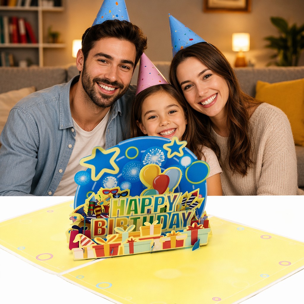 3D Birthday Pop up Card